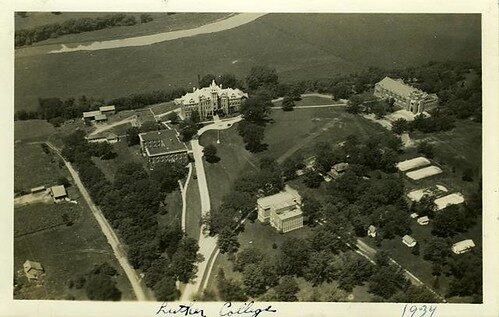 Barnard Castle School main campus aerial view
